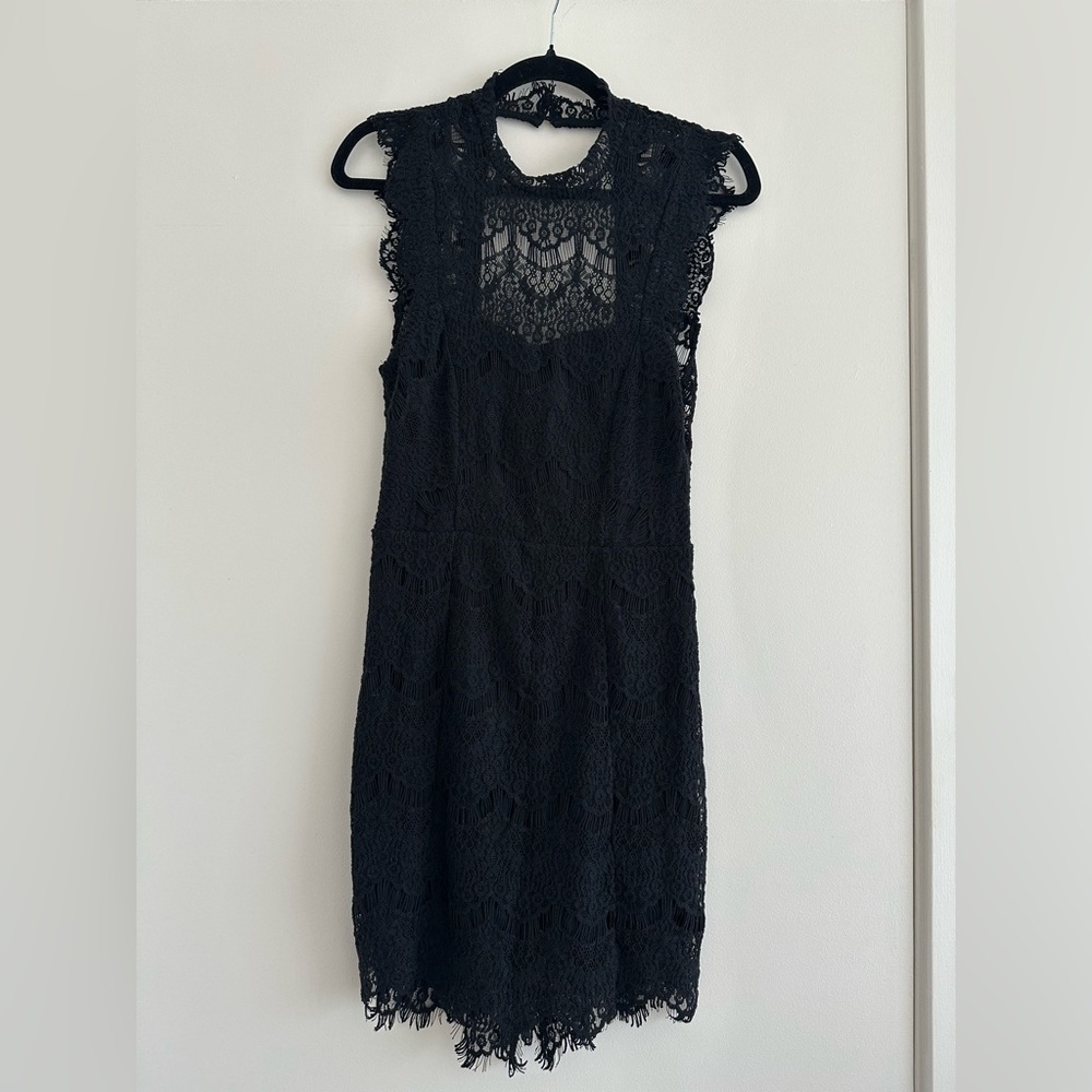 Free People daydream lace bodycon slip dress